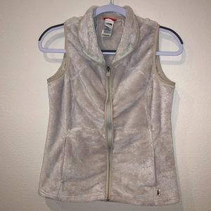 🎃- The North Face sz Med Beige Zip up Vest